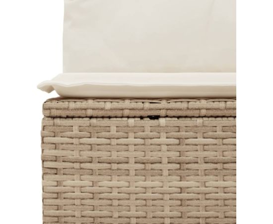 vidaXL vidaXL 7-cz. zestaw wypoczynkowy do ogrodu, z poduszkami, beżowy Dārza mēbeļu komplekti