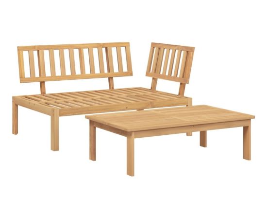 vidaXL vidaXL Sofa ogrodowa i stolik z deseczek, lite drewno akacjowe Dārza mēbeļu komplekti