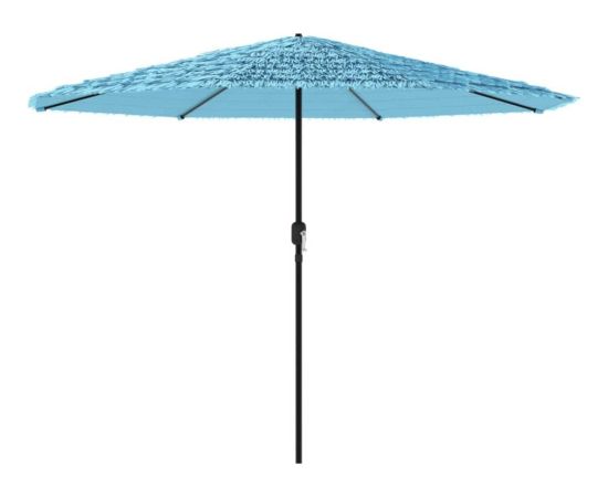 vidaXL vidaXL Parasol ogrodowy na stalowym słupku, niebieski, 388x388x248 cm Jaunumi -Dārzam