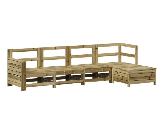 vidaXL vidaXL 5-cz. zestaw mebli ogrodowych, impregnowane drewno sosnowe Dārza mēbeļu komplekti