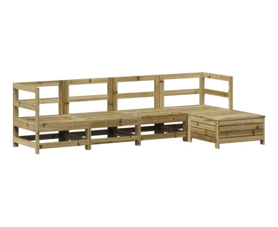 vidaXL vidaXL 5-cz. zestaw mebli ogrodowych, impregnowane drewno sosnowe Dārza mēbeļu komplekti