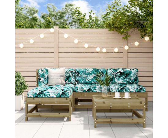 vidaXL vidaXL 5-cz. zestaw mebli ogrodowych, impregnowane drewno sosnowe Dārza mēbeļu komplekti