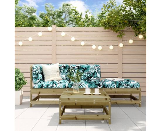 vidaXL vidaXL 4-cz. zestaw mebli ogrodowych, impregnowane drewno sosnowe Dārza mēbeļu komplekti