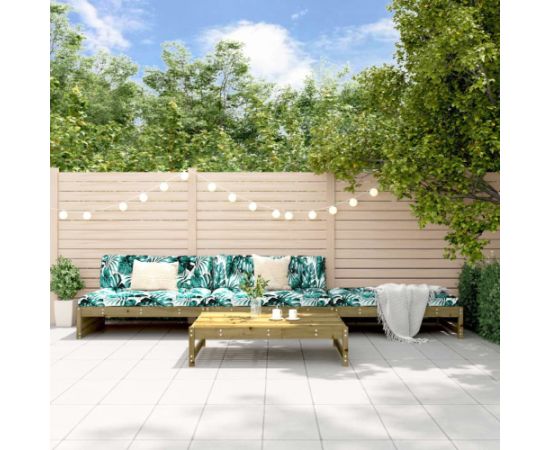 vidaXL vidaXL 4-cz. zestaw mebli ogrodowych, impregnowane drewno sosnowe Dārza mēbeļu komplekti