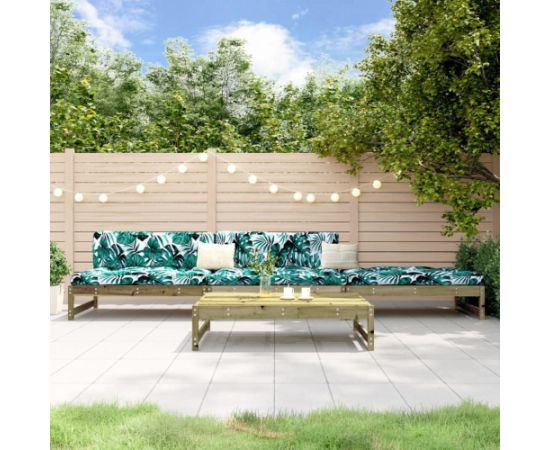 vidaXL vidaXL 4-cz. zestaw mebli ogrodowych, impregnowane drewno sosnowe Dārza mēbeļu komplekti