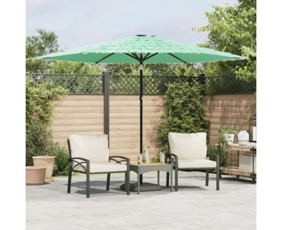 vidaXL Parasol ogrodowy na stalowym słupku, zielony, 288x288x225 cm Новинки Для дома и сада 