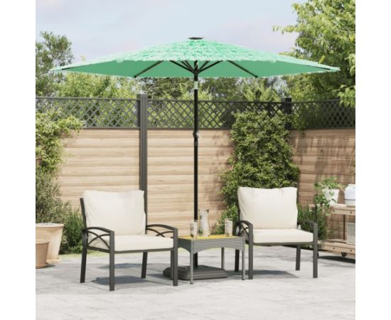 vidaXL Parasol ogrodowy na stalowym słupku, zielony, 268x268x226 cm Новинки Для дома и сада 