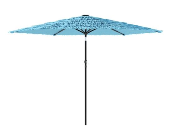 vidaXL Parasol ogrodowy na stalowym słupku, niebieski, 288x288x225 cm Jaunumi -Dārzam