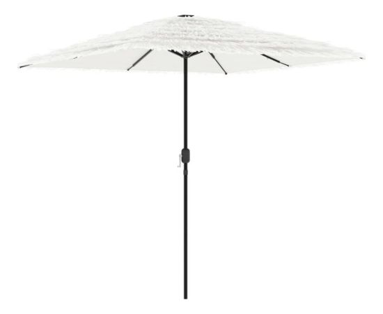 vidaXL Parasol ogrodowy na stalowym słupku, biały, 248x248x248 cm Jaunumi -Dārzam
