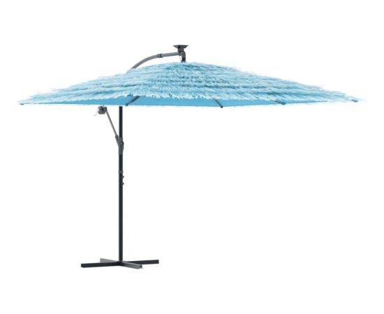 vidaXL Parasol ogrodowy na stalowym słupku, niebieski, 290x290x238 cm Jaunumi -Dārzam