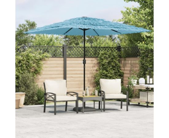 vidaXL Parasol ogrodowy na stalowym słupku, niebieski, 248x248x248 cm Jaunumi -Dārzam