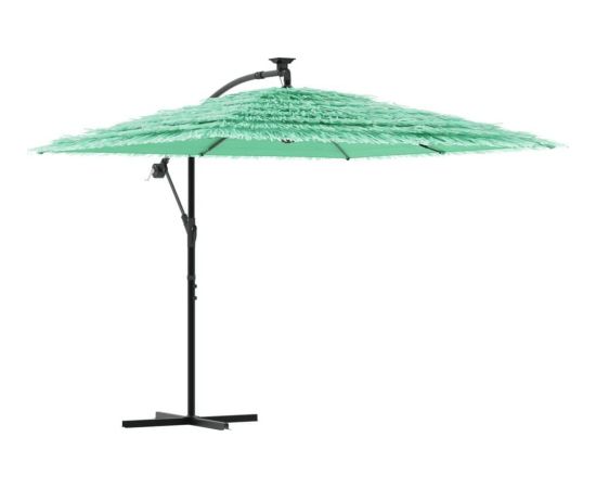 vidaXL Parasol ogrodowy na stalowym słupku, zielony, 246x246x230 cm Новинки Для дома и сада 