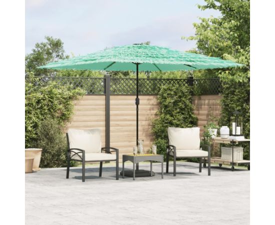 vidaXL Parasol ogrodowy na stalowym słupku, zielony, 290x290x238 cm Новинки Для дома и сада 