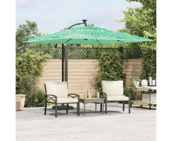 vidaXL Parasol ogrodowy na stalowym słupku, zielony, 269x269x235 cm Новинки Для дома и сада 