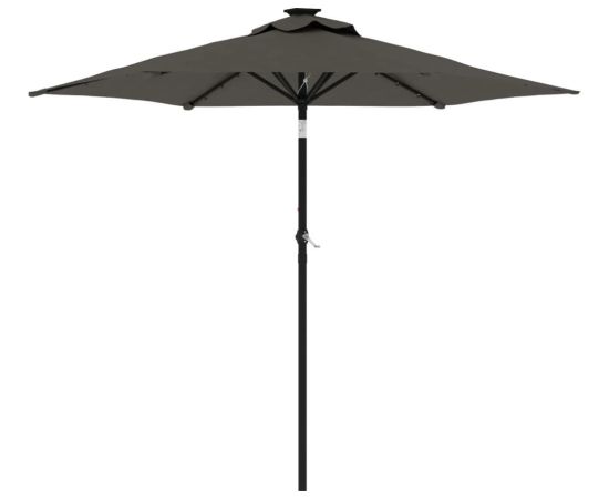vidaXL Parasol ogrodowy na stalowym słupku, antracyt, 225x225x212 cm Новинки Для дома и сада 