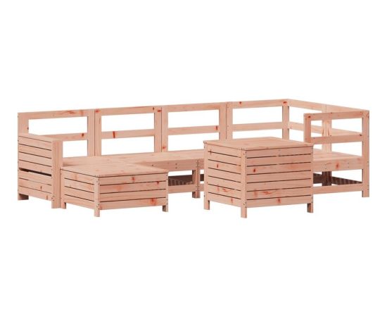 vidaXL vidaXL 7-cz. zestaw wypoczynkowy do ogrodu, lite drewno daglezjowe Dārza mēbeļu komplekti