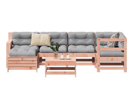 vidaXL vidaXL 7-cz. zestaw wypoczynkowy do ogrodu, lite drewno daglezjowe Dārza mēbeļu komplekti