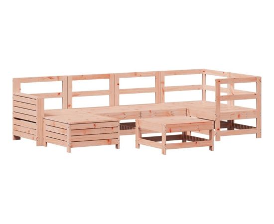 vidaXL vidaXL 7-cz. zestaw wypoczynkowy do ogrodu, lite drewno daglezjowe Dārza mēbeļu komplekti