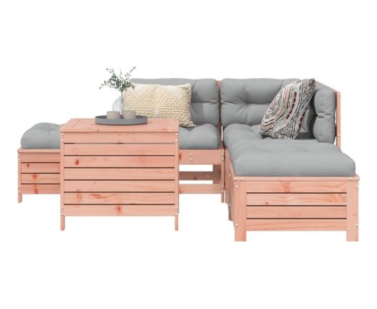 vidaXL vidaXL 6-cz. zestaw wypoczynkowy do ogrodu, drewno daglezjowe Dārza mēbeļu komplekti