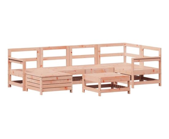 vidaXL vidaXL 7-cz. zestaw wypoczynkowy do ogrodu, lite drewno daglezjowe Dārza mēbeļu komplekti