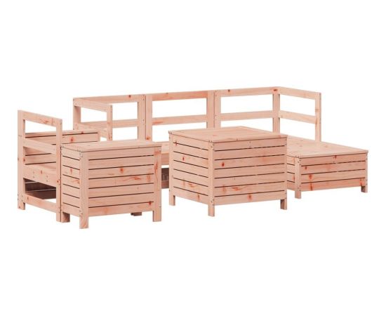 vidaXL vidaXL 7-cz. zestaw wypoczynkowy do ogrodu, lite drewno daglezjowe Dārza mēbeļu komplekti