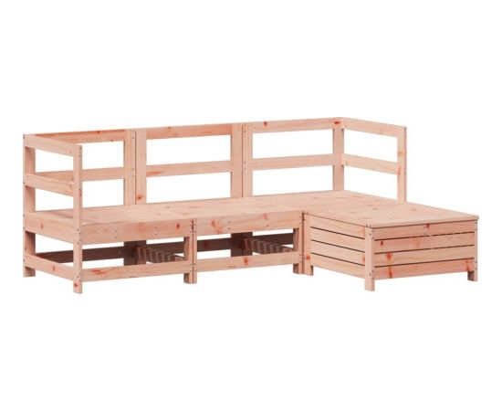 vidaXL vidaXL 4-cz. zestaw wypoczynkowy do ogrodu, lite drewno daglezjowe Dārza mēbeļu komplekti