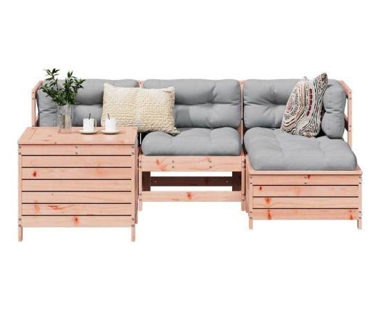 vidaXL vidaXL 5-cz. zestaw wypoczynkowy do ogrodu, lite drewno daglezjowe Dārza mēbeļu komplekti