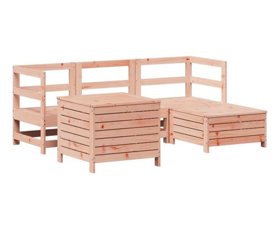 vidaXL vidaXL 5-cz. zestaw wypoczynkowy do ogrodu, lite drewno daglezjowe Dārza mēbeļu komplekti