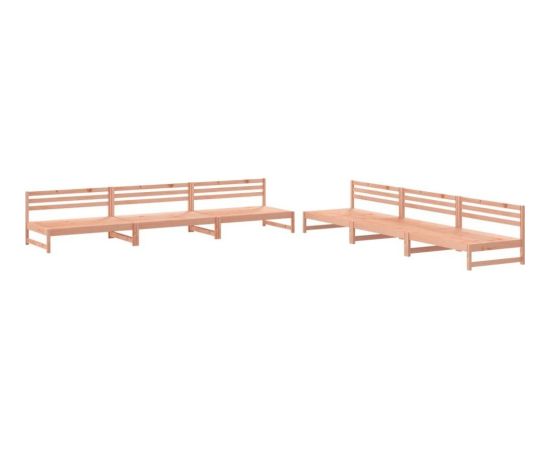 vidaXL 6- częściowy zestaw mebli ogrodowych, lite drewno daglezjowe Dārza mēbeļu komplekti