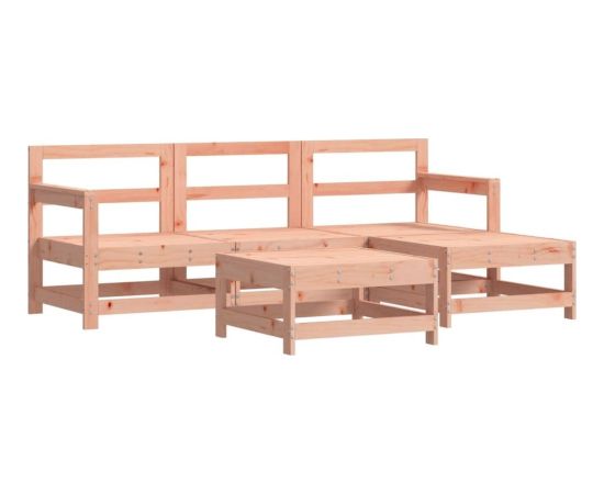 vidaXL 5-częściowy zestaw mebli ogrodowych, lite drewno daglezjowe Dārza mēbeļu komplekti