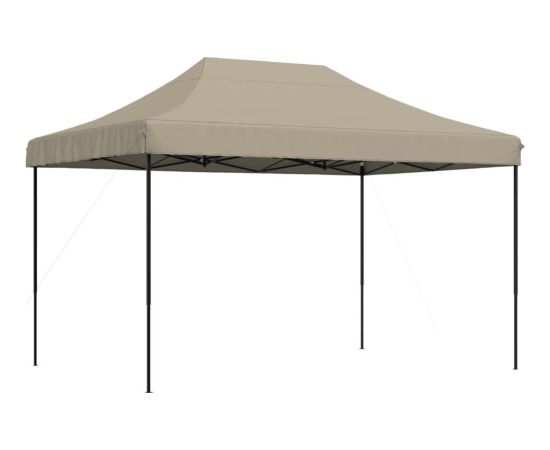 vidaXL Składany namiot imprezowy typu pop-up, taupe, 410x279x315 cm Новинки Для дома и сада 