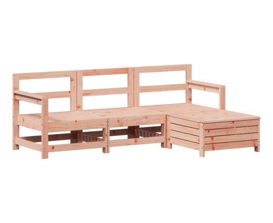 vidaXL 4-cz. zestaw wypoczynkowy do ogrodu, lite drewno daglezjowe Dārza mēbeļu komplekti