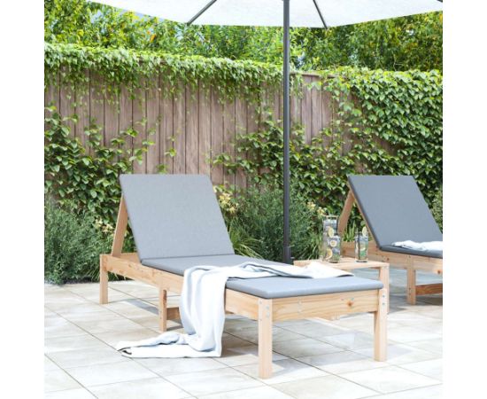 vidaXL Leżak, 199,5x60x74 cm, drewno sosnowe Шезлонги и пляжные стулья