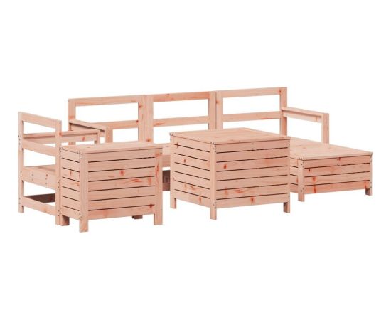 vidaXL 7-cz. zestaw wypoczynkowy do ogrodu, lite drewno daglezjowe Dārza mēbeļu komplekti