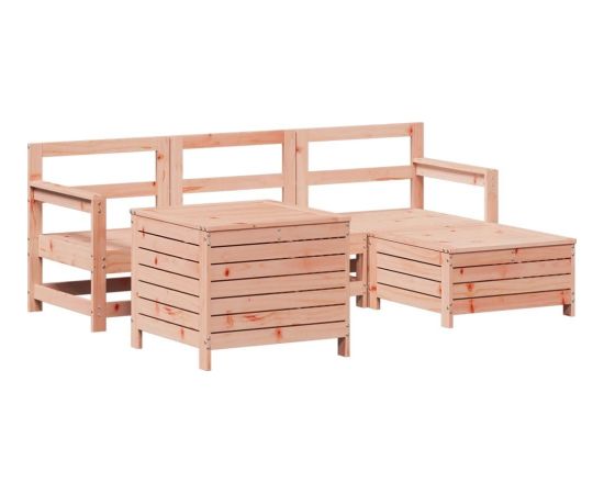 vidaXL 5-cz. zestaw wypoczynkowy do ogrodu, lite drewno daglezjowe Dārza mēbeļu komplekti