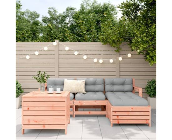 vidaXL 5-cz. zestaw wypoczynkowy do ogrodu, lite drewno daglezjowe Dārza mēbeļu komplekti