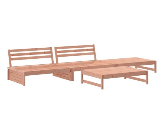 vidaXL 4-cz. zestaw mebli ogrodowych, lite drewno daglezjowe Dārza mēbeļu komplekti