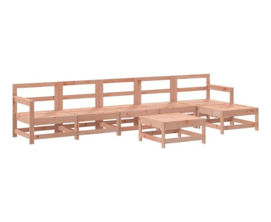 vidaXL 7-cz. zestaw mebli ogrodowych, lite drewno daglezjowe Dārza mēbeļu komplekti