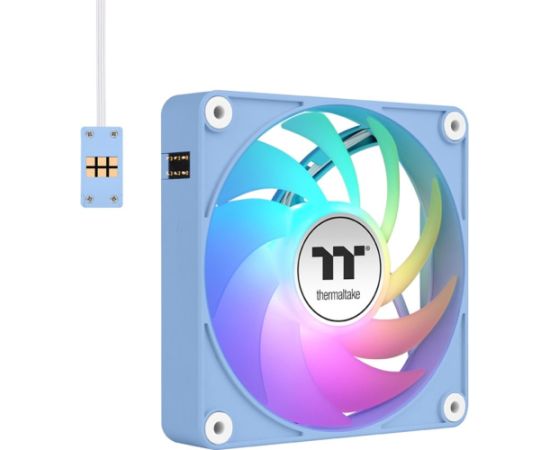 Thermaltake CT120 EX ARGB Sync PC Cooling Fan, Case Fan (Light Blue, Pack of 3) Korpusu dzesēšana