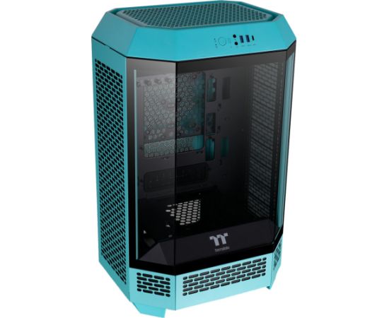 Thermaltake The Tower 300, tower case (turquoise, tempered glass) Корпуса