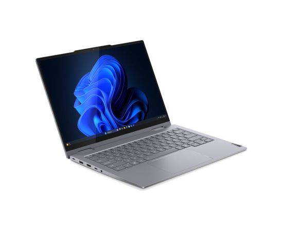 Lenovo ThinkBook 14 2-in-1 G5 IAU Intel Core Ultra 7 255U Hybrid (2-in-1) 35.6 cm (14") Touchscreen WUXGA 16 GB DDR5-SDRAM 512 GB SSD Wi-Fi 6E (802.11ax) Windows 11 Pro Swiss Grey Portatīvie datori