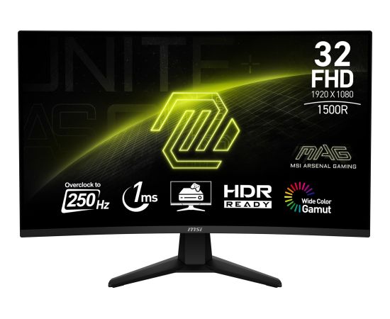 MSI Monitor 31.5" MAG 32C6X FHD 250Hz LED / LCD мониторы