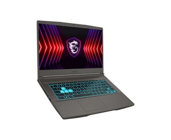 MSI Thin 15 B13UC-3423XPL i5-13420H 15.6"FHD 144Hz IPS-Level 16GB DDR4 3200 SSD512 RTX 3050 4GB NoOS Portatīvie datori
