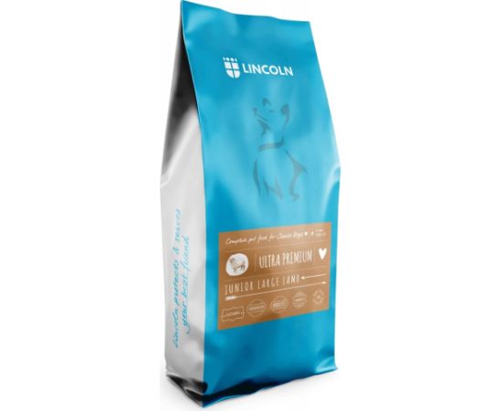 LINCOLN Ultra premium Junior Large Lamb - dry dog food - 12kg Suņu barība