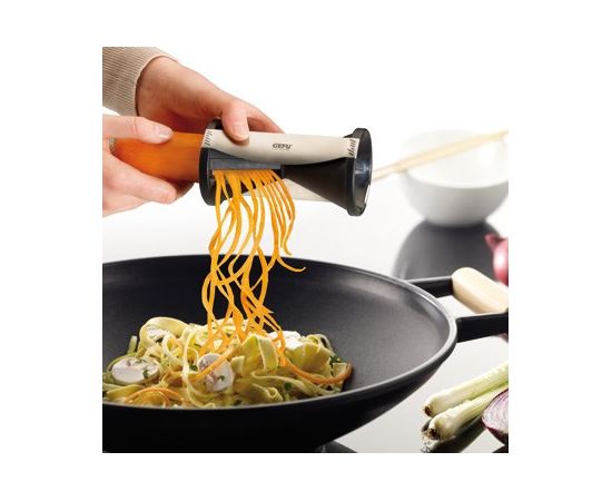 GEFU Spirelli slicer Manual Black, Silver Plastic, Stainless steel нож