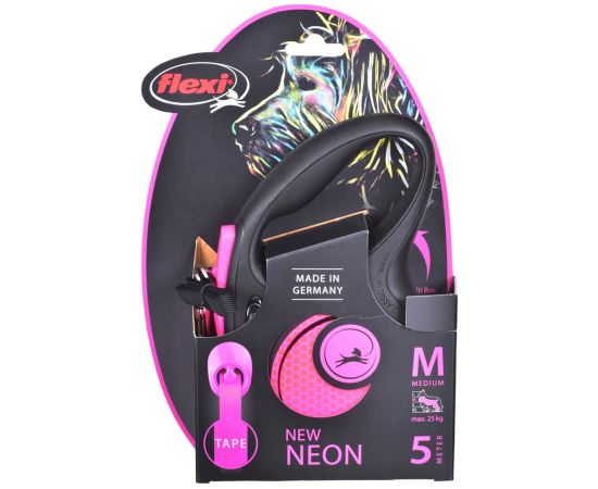 Flexi New Neon M 5 m Dog Retractable lead Citas preces
