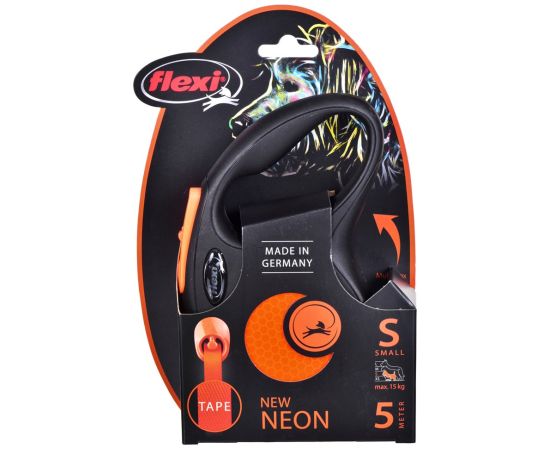 FLEXI New Neon S - retractable leash - 5 m Citas preces