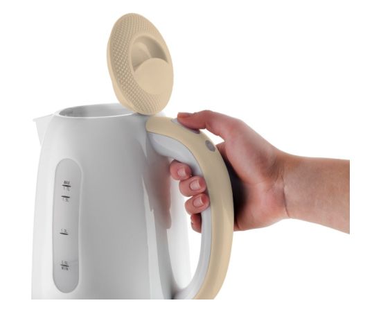 Concept RK2331 electric kettle 1.7 L 2200 W Beige, White Tējkannas (elektriskās)