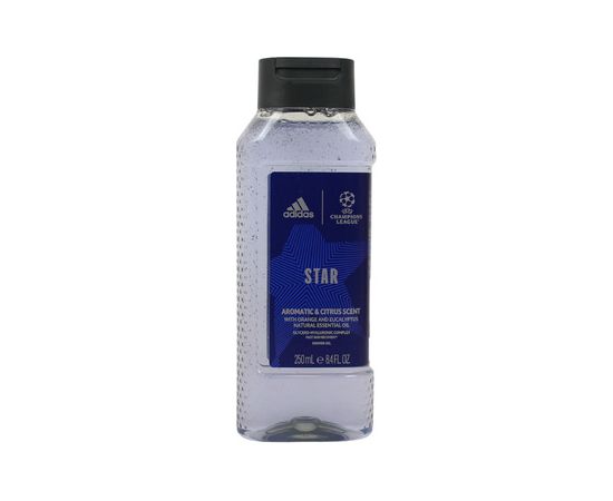 Adidas Men UEFA Champion League Star Sprchový Gel 250ml Dušas želejas ķermenim