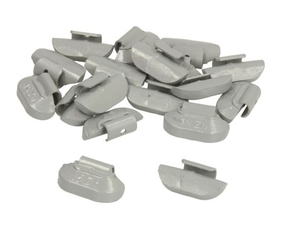 Atsvariņš riteņiem uzsitamais, cinks, 15g (cena par: 100gab.) Riepu montāžai un balansēšanai